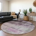 thumbnail image 1 of Addison Rugs Chantille Indoor/Outdoor Transitional Casual Purple Washable Round Rug, 8' x 8', 1 of 6