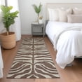 thumbnail image 1 of Addison Rugs Chantille Indoor/Outdoor Transitional Geometric, Abstract Brown Washable Runner Rug, 2'3" x 7'6", 1 of 6