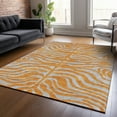 thumbnail image 1 of Addison Rugs Chantille Indoor/Outdoor Transitional Animal Print Orange Washable Rectangle Rug, 3' x 5', 1 of 6