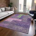 thumbnail image 1 of Addison Rugs Chantille Indoor/Outdoor Transitional Rectangles Purple Washable Rectangle Rug, 5' x 7'6", 1 of 6
