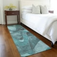 thumbnail image 1 of Addison Rugs Chantille Indoor/Outdoor Contemporary Abstract Teal Washable Runner Rug, 2'3" x 7'6", 1 of 6