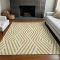 thumbnail image 1 of Addison Rugs Chantille Indoor/Outdoor Transitional Geometric Gold Washable Rectangle Rug, 3' x 5', 1 of 6