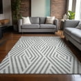 thumbnail image 1 of Addison Rugs Chantille Indoor/Outdoor Transitional Geometric Gray Washable Rectangle Rug, 8' x 10', 1 of 6