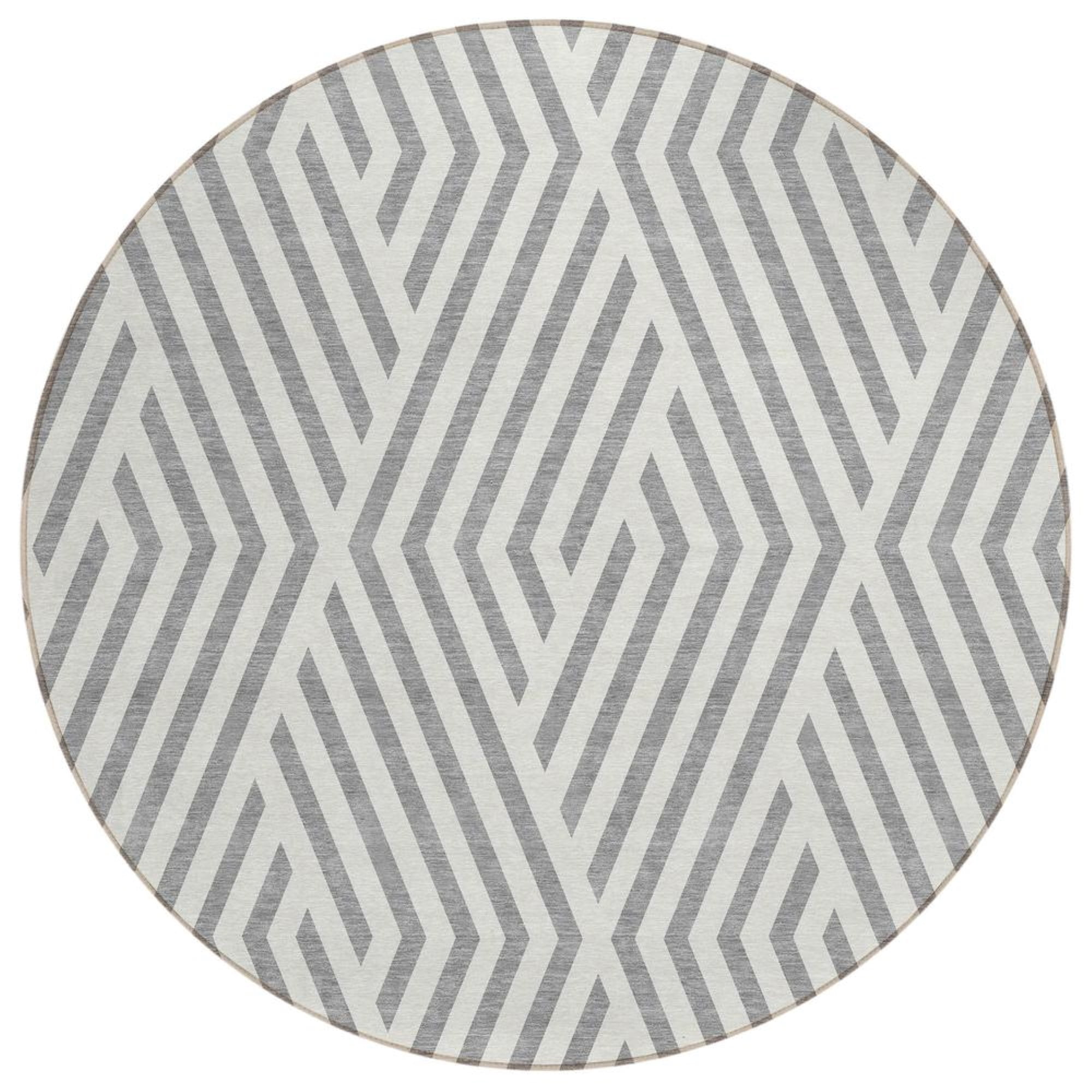 Addison Rugs Machine Washable Indoor/ Outdoor Modern Diamonds Chantille ...