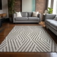 thumbnail image 1 of Addison Rugs Chantille Indoor/Outdoor Transitional Geometric Taupe Washable Rectangle Rug, 9' x 12', 1 of 6