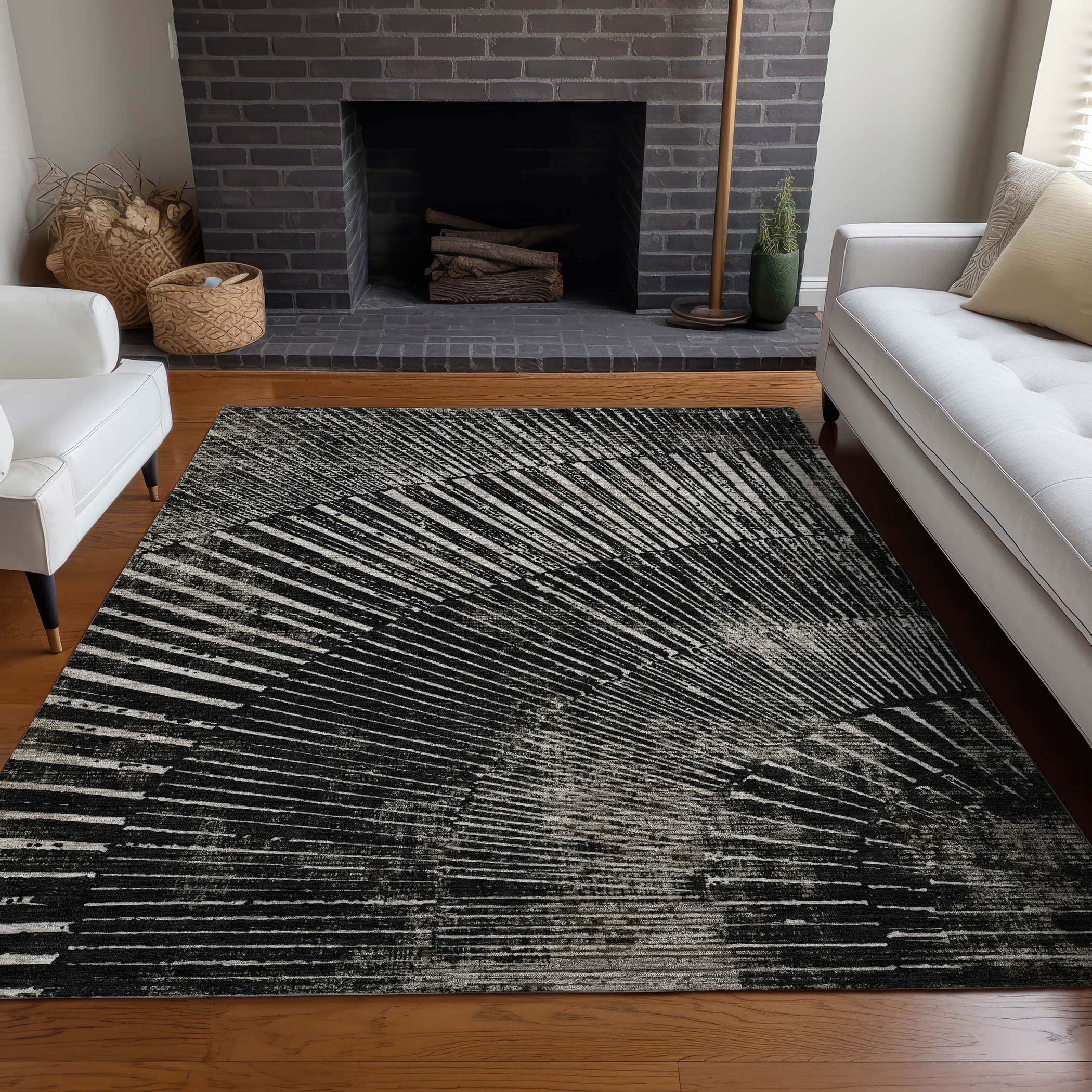 Black 8 X 10 Rug