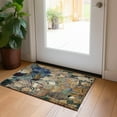 thumbnail image 1 of Addison Rugs Chantille Indoor/Outdoor Transitional Floral Beige Washable Rectangle Rug, 1'8" x 2'6", 1 of 6