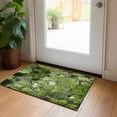 thumbnail image 1 of Addison Rugs Chantille Indoor/Outdoor Transitional Floral Fern Washable Rectangle Rug, 1'8" x 2'6", 1 of 6