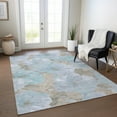 thumbnail image 1 of Addison Rugs Chantille Indoor/Outdoor Transitional Floral Sky Washable Rectangle Rug, 2'6" x 3'10", 1 of 6