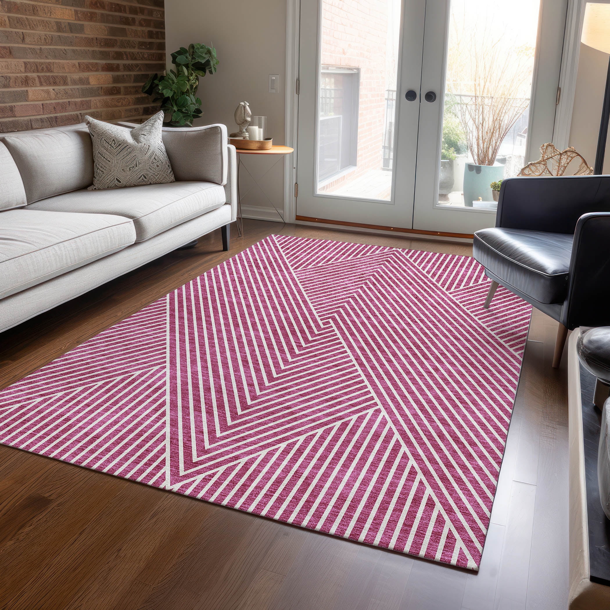 Addison Rugs Chantille Indoor/Outdoor Transitional Geometric, Abstract ...