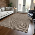 thumbnail image 1 of Addison Rugs Chantille Indoor/Outdoor Transitional Geometric, Abstract Brown Washable Rectangle Rug, 3' x 5', 1 of 6
