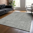 thumbnail image 1 of Addison Rugs Chantille Indoor/Outdoor Transitional Geometric Charcoal Washable Rectangle Rug, 10' x 14', 1 of 6