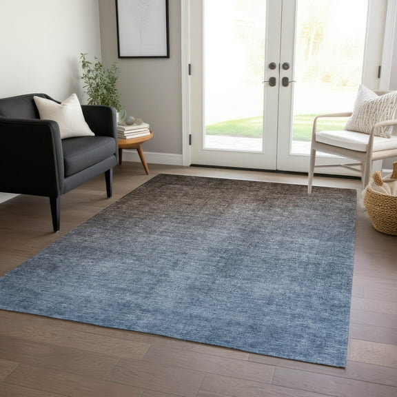 Addison Rugs Chantille Indoor/Outdoor Transitional Ombre Chocolate Washable Rectangle Rug, 10' x 14'