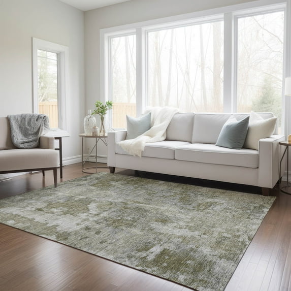 Addison Rugs Chantille Indoor/Outdoor Transitional Modern Beige Washable Rectangle Rug, 2'6" x 3'10"