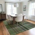 thumbnail image 1 of Addison Rugs Chantille Indoor/Outdoor Transitional Plaid Green Washable Rectangle Rug, 2'6" x 3'10", 1 of 6