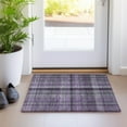 thumbnail image 1 of Addison Rugs Chantille Indoor/Outdoor Transitional Plaid Purple Washable Rectangle Rug, 1'8" x 2'6", 1 of 6