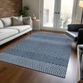 thumbnail image 1 of Addison Rugs Chantille Indoor/Outdoor Transitional Stripes Navy Washable Rectangle Rug, 2'6" x 3'10", 1 of 6