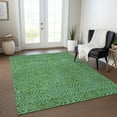 thumbnail image 1 of Addison Rugs Chantille Indoor/Outdoor Transitional Swirls Green Washable Rectangle Rug, 5' x 7'6", 1 of 6