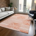 thumbnail image 1 of Addison Rugs Chantille Indoor/Outdoor Contemporary Art Deco Salmon Washable Rectangle Rug, 10' x 14', 1 of 6