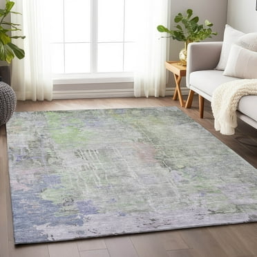 Addison Rugs Chantille Indoor/Outdoor Transitional Abstract Aloe Washable Rectangle Rug, 10' x 14'