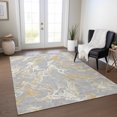 thumbnail image 1 of Addison Rugs Chantille Indoor/Outdoor Transitional Abstract Gray Washable Rectangle Rug, 5' x 7'6", 1 of 6
