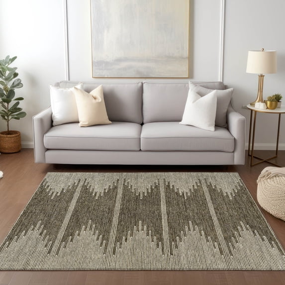 Addison Rugs Chantille Indoor/Outdoor Transitional Modern Coffee Washable Rectangle Rug, 8' x 10'