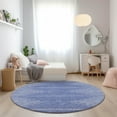 thumbnail image 1 of Addison Rugs Chantille Indoor/Outdoor Transitional Modern Denim Washable Round Rug, 8' x 8', 1 of 6