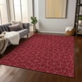 thumbnail image 1 of Addison Rugs Chantille Indoor/Outdoor Transitional Geometric Red Washable Rectangle Rug, 8' x 10', 1 of 6
