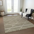 thumbnail image 1 of Addison Rugs Chantille Indoor/Outdoor Transitional Lattice Taupe Washable Rectangle Rug, 10' x 14', 1 of 6