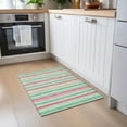 thumbnail image 1 of Addison Rugs Chantille Indoor/Outdoor Transitional Stripes Green Washable Rectangle Rug, 1'8" x 2'6", 1 of 6