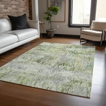 Addison Rugs Chantille Indoor/Outdoor Transitional Stripes Aloe Washable Rectangle Rug, 10' x 14'