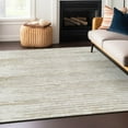 thumbnail image 1 of Addison Rugs Chantille Indoor/Outdoor Transitional Stripes Ivory Washable Rectangle Rug, 8' x 10', 1 of 6