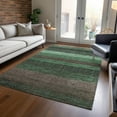 thumbnail image 1 of Addison Rugs Chantille Indoor/Outdoor Transitional Stripes Green Washable Rectangle Rug, 10' x 14', 1 of 6