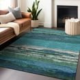 thumbnail image 1 of Addison Rugs Chantille Indoor/Outdoor Transitional Modern Teal Washable Rectangle Rug, 10' x 14', 1 of 6