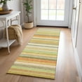 thumbnail image 1 of Addison Rugs Chantille Indoor/Outdoor Transitional Stripes Aloe Washable Runner Rug, 2'3" x 7'6", 1 of 5