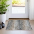 thumbnail image 1 of Addison Rugs Chantille Indoor/Outdoor Transitional Stripes Pewter Washable Rectangle Rug, 1'8" x 2'6", 1 of 6