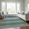 thumbnail image 1 of Addison Rugs Chantille Indoor/Outdoor Transitional Geometric, Abstract Sage Washable Rectangle Rug, 3' x 5', 1 of 6