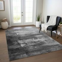 Addison Rugs Chantille Indoor/Outdoor Transitional Abstract Gray Washable Rectangle Rug, 10' x 14'