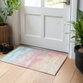 thumbnail image 1 of Addison Rugs Chantille Indoor/Outdoor Transitional Abstract Salmon Washable Rectangle Rug, 1'8" x 2'6", 1 of 6