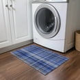 thumbnail image 1 of Addison Rugs Chantille Indoor/Outdoor Transitional Plaid Navy Washable Rectangle Rug, 1'8" x 2'6", 1 of 6