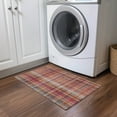 thumbnail image 1 of Addison Rugs Chantille Indoor/Outdoor Transitional Plaid Red Washable Rectangle Rug, 1'8" x 2'6", 1 of 6