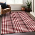 thumbnail image 1 of Addison Rugs Chantille Indoor/Outdoor Transitional Geometric, Abstract Red Washable Rectangle Rug, 5' x 7'6", 1 of 6