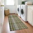 thumbnail image 1 of Addison Rugs Chantille Indoor/Outdoor Transitional Plaid Taupe Washable Runner Rug, 2'3" x 7'6", 1 of 6