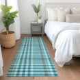 thumbnail image 1 of Addison Rugs Chantille Indoor/Outdoor Transitional Geometric, Abstract Teal Washable Runner Rug, 2'3" x 7'6", 1 of 6