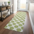 thumbnail image 1 of Addison Rugs Chantille Indoor/Outdoor Transitional Circles Aloe Washable Runner Rug, 2'3" x 7'6", 1 of 6