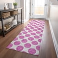 thumbnail image 1 of Addison Rugs Chantille Indoor/Outdoor Transitional Circles Blush Washable Runner Rug, 2'3" x 7'6", 1 of 6