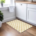 thumbnail image 1 of Addison Rugs Chantille Indoor/Outdoor Transitional Circles Gold Washable Rectangle Rug, 1'8" x 2'6", 1 of 6