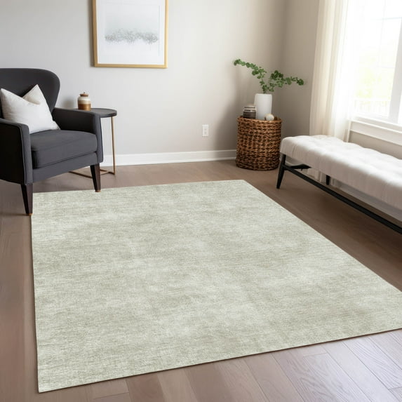 Addison Rugs Chantille Indoor/Outdoor Transitional Abstract Beige Washable Rectangle Rug, 10' x 14'