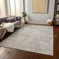 thumbnail image 1 of Addison Rugs Chantille Indoor/Outdoor Transitional Lines Beige Washable Rectangle Rug, 3' x 5', 1 of 6