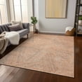 thumbnail image 1 of Addison Rugs Chantille Indoor/Outdoor Transitional Lines Peach Washable Rectangle Rug, 9' x 12', 1 of 6